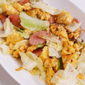 かほus's cooksnap of when they made 朝食に♪卵とウインナーの野菜炒め☆.