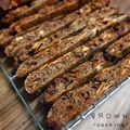 ＢＲＯＷＮ's cooksnap of when they made ココアとココナッツのビスコッティ＠酵母.