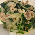 ポメちょん's cooksnap of when they made ほうれん草と豚こま炒め.
