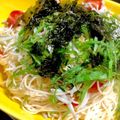 ゆみまんとひかる's cooksnap of when they made ネギたっぷり！トマトとしらすの冷たい素麺.