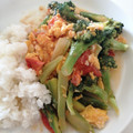 ヘタ子's cooksnap of when they made ブロッコリーとトマトと卵の炒め.
