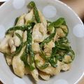 mihei's cooksnap of when they made ♥鶏胸肉とピーマンのオイマヨ炒め♥.