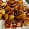 キティﾁﾝ's cooksnap of when they made 揚げじゃがいものそぼろ煮.