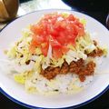 ネコバスととろ's cooksnap of when they made 簡単でスパイシー!!沖縄の味☆タコライス.