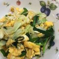 ねこらー's cooksnap of when they made ニラと卵の炒めもの　とじないタイプ.