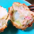 mike1230's cooksnap of when they made そら豆と桜えびのコロッケ.