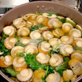 船上料理人's cooksnap of when they made ほうれん草とベビーほたての煮浸し.
