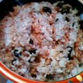 ルーグ's cooksnap of when they made 圧力鍋でもっちもち❤黒豆ご飯.