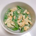 nagii_'s cooksnap of when they made レンジで簡単☆絹さやと卵のオイマヨサラダ.