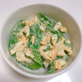 nagii_'s cooksnap of when they made レンジで簡単☆絹さやと卵のオイマヨサラダ.