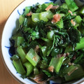 いちごスロータクシー's cooksnap of when they made 小松菜とかつお節の炒め物♪.