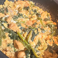 ぺぺぺ♂'s cooksnap of when they made 鶏とほうれん草のふわとろ卵炒め.