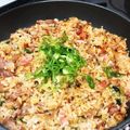 minami飯's cooksnap of when they made 焼肉のタレで！簡単卵なしチャーハン.