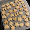 もりちゃん✳︎'s cooksnap of when they made 簡単子供と楽しくバターなし固めクッキー.
