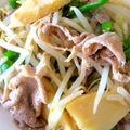 ちゃんきよ's cooksnap of when they made 豚こま✿タケノコ✿ニラの✿甘みそ✿炒め.