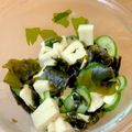 yuka119's cooksnap of when they made きゅうりとわかめと高野豆腐の酢の物＊.