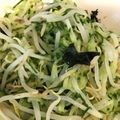 空中逆上がり's cooksnap of when they made モヤシと乾燥わかめのナムル.