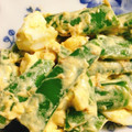 クックHJB3B6☆'s cooksnap of when they made スナップエンドウと茹で卵のサラダ.