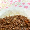 ☆★ひよこ★☆'s cooksnap of when they made 簡単☆合挽き肉でピリ辛♪味噌そぼろ.
