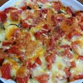 まみぃぃぃる's cooksnap of when they made ズッキーニとトマトのマヨチーズ焼き＊.
