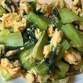 しいたけ子＊'s cooksnap of when they made 簡単！チンゲン菜と卵の中華炒め♥.