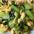 しいたけ子＊'s cooksnap of when they made 簡単！チンゲン菜と卵の中華炒め♥.