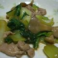 kisaragicats's cooksnap of when they made 青梗菜と豚肉の中華炒め.