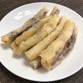 ♡てるてる♡'s cooksnap of when they made ★薩摩芋とあんこの春巻き★.