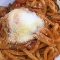Rayryu123's cooksnap of when they made 超簡単！ナポリタン風焼うどんonチン玉♪.