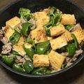めがねりんご's cooksnap of when they made 豚肉と厚揚げピーマンのこっくり味噌炒め.