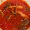 xiaoluchan's cooksnap of when they made 焼肉残りで♡牛ハラミとエリンギのトマト煮.
