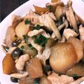 こころ_0722's cooksnap of when they made 【フライパンで簡単】鶏肉と大根の煮物.