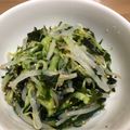 ＭＯＫＯＳＮＯＷ's cooksnap of when they made モヤシとワカメのピリ辛中華ナムル.