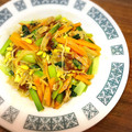 あり彩ママ's cooksnap of when they made 超簡単　豚バラともやしと小松菜肉炒め　.