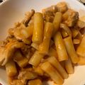 京都パパキッチン's cooksnap of when they made 簡単ヤンニョムチキン風トックも入れて.