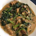 naamiiik's cooksnap of when they made サバ缶ほうれん草.