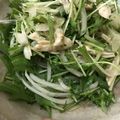 クック00N8WZ☆'s cooksnap of when they made 水菜とむね肉のシャキシャキピリ辛サラダ☆.