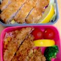 ロックンかおりん☆'s cooksnap of when they made 簡単！手も汚れない豚カツ〜(^^).