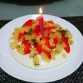 おひなちゃま's cooksnap of when they made 豆腐ヨーグルトチーズケーキ 1歳の誕生日.