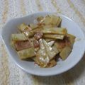 くらら♪☆'s cooksnap of when they made ＊大根の皮とベーコンのオイマヨ炒め＊.