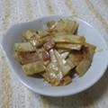 くらら♪☆'s cooksnap of when they made ＊大根の皮とベーコンのオイマヨ炒め＊.