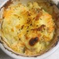 クックGB6431☆'s cooksnap of when they made 鮭とほうれん草のおからパウダーグラタン.