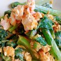 さかまるおか's cooksnap of when they made 小松菜と茹で卵のオーロラソース和え.