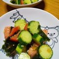 イロピリン's cooksnap of when they made ほんだし香☆トマトと胡瓜のゴロゴロサラダ.