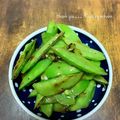 GoGo島みかん's cooksnap of when they made 作りおき＊絹さやのガーリックソテー＊.