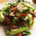 エビビンバ's cooksnap of when they made 豚肉と青梗菜☆ネギ塩炒め.