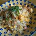 セピアほしの's cooksnap of when they made ふんわり炒り卵とふわふわ鮭の簡単炒飯♪.