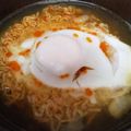 ゆうまいズ's cooksnap of when they made 汗だくで食べる！激辛チキンラーメン◎.