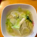 ☆♡小春♡☆'s cooksnap of when they made もやしとダシダの超簡単スープ.