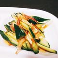 sarii☆☆'s cooksnap of when they made きゅうりとみょうがのさっぱり和え.
